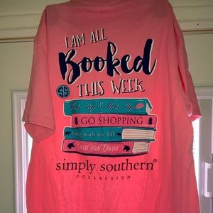 Cute Simply Southen Booked Shirt